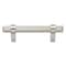 Gliderite Hardware 3 in. Center to Center Knurled Steel Bar Pull - 8005-76-SS 8005-76-SS-1 - alternate 1